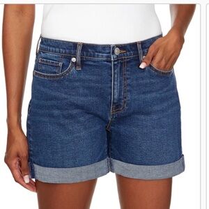 NWT Hudson Rolled Cuff Denim Jeans Shorts Sz 34